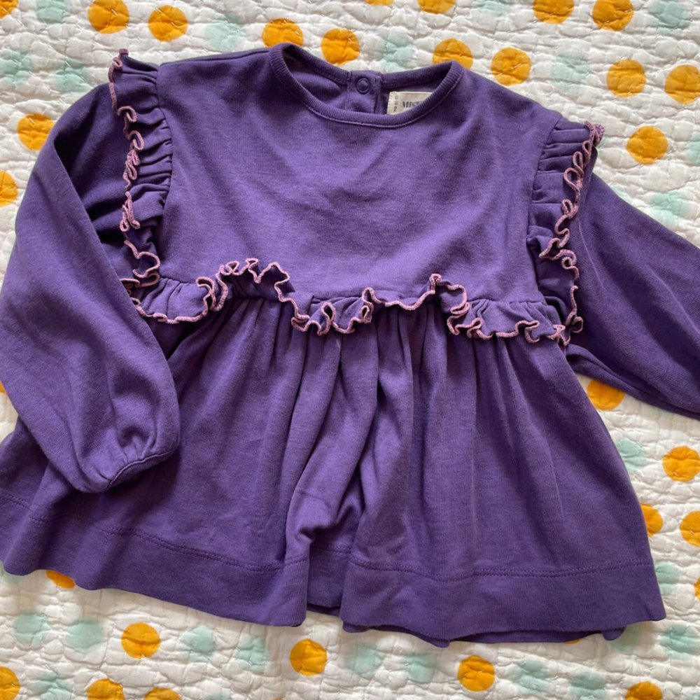 SOLD Misha & Puff Ruffle Yoke Blouse